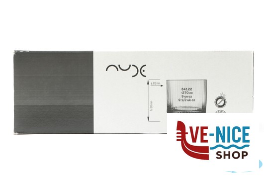 vetro BIG TOP-CONFEZIONE 6 BICCHIERI WHISKY CL 27 64122 NUDE PASABAHCE - immagine 3