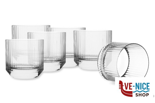 vetro BIG TOP-CONFEZIONE 6 BICCHIERI WHISKY CL 27 64122 NUDE PASABAHCE