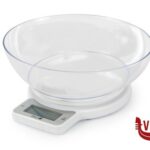 bilance pesa alimenti BILANCIA CUCINA DIGITALE 1G-5KG  BIANCA CON BACINELLA TRASPARENTE 033423 EVA