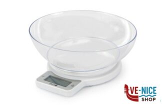 bilance pesa alimenti BILANCIA CUCINA DIGITALE 1G-5KG  BIANCA CON BACINELLA TRASPARENTE 033423 EVA