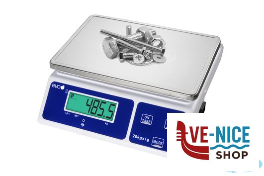 professionali BILANCIA CUCINA DIGITALE INOX 20KG 033290 EVA - immagine 2