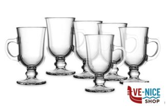 altri bicchieri BILL WARM-MINI - CONFEZIONE 6 BICCHIERI CON MANICO CL 12 IN VETRO TEMPERATO CHE GARANTISCE ALTISSIMA RESISTENZA AGLI URTI E AGLI SBALZI TERMICI B.V.KONINKLIJKE NEDERLANDSCHE GLASFABRIEK LEERDAM