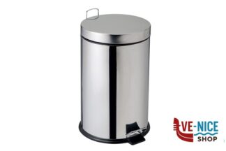 pulizia-igiene BIN 304-PATTUMIERA A PEDALE INOX AISI 304 BRILLANTE 20L CM 27 H 44 906720 MEDIAL INTERNATIONAL SPA SOCIO UNICO