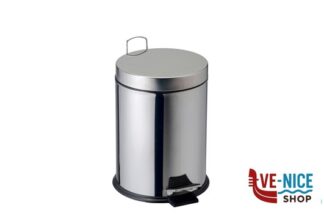 pulizia-igiene BIN 304-PATTUMIERA A PEDALE INOX AISI 304 BRILLANTE 5L CM 18 H 29 906705 MEDIAL INTERNATIONAL SPA SOCIO UNICO