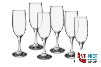 calici e flute spumante BISTRO - CONFEZIONE 6 CALICE FLUTE CL 19 44419 MI PASABAHCE