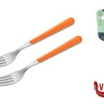 acciaio BISTROT ARANCIO-CAVALLOTTO 2 FORCHETTE TAVOLA  LD14105O2FO LINEE DESIGN E PRODUCTION SRL