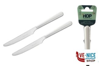 acciaio BISTROT BIANCO-CAVALLOTTO 2 COLTELLI TAVOLA LD14110W2CT LINEE DESIGN E PRODUCTION SRL