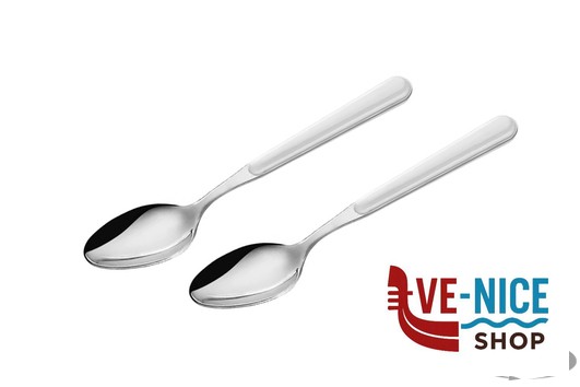 acciaio BISTROT BIANCO-CAVALLOTTO 2 CUCCHIAI TAVOLA LD14110W2CU LINEE DESIGN E PRODUCTION SRL - immagine 2