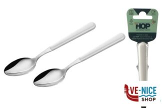 acciaio BISTROT BIANCO-CAVALLOTTO 2 CUCCHIAI TAVOLA LD14110W2CU LINEE DESIGN E PRODUCTION SRL