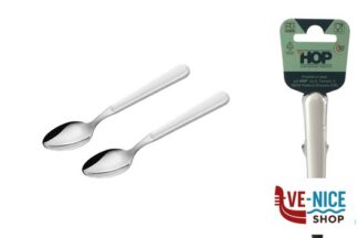 acciaio BISTROT BIANCO-CAVALLOTTO 2 CUCCHIAINI CAFFE LD14110W2CF LINEE DESIGN E PRODUCTION SRL