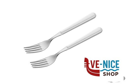 acciaio BISTROT BIANCO-CAVALLOTTO 2 FORCHETTE TAVOLA LD14110W2FO LINEE DESIGN E PRODUCTION SRL - immagine 2