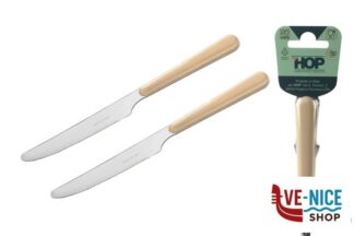 acciaio BISTROT CREMA-CV 2 COLTELLI TAVOLA LD14113C2CT LINEE DESIGN E PRODUCTION SRL