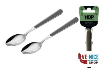 acciaio BISTROT GRIGIO-CAVALLOTTO 2 CUCCHIAI TAVOLA LD14112LK2CU LINEE DESIGN E PRODUCTION SRL