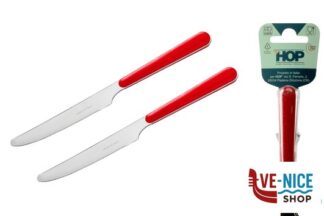 acciaio BISTROT ROSSO-CV 2 COLTELLI TAVOLA LD14104R2CT LINEE DESIGN E PRODUCTION SRL