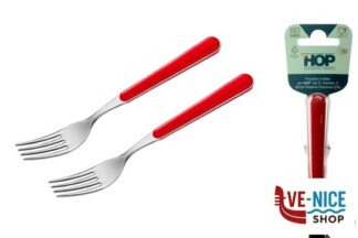 acciaio BISTROT ROSSO-CV 2 FORCHETTE TAVOLA LD14104R2FO LINEE DESIGN E PRODUCTION SRL