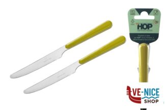 acciaio BISTROT VERDE-CV 2 COLTELLI TAVOLA LD14107G2CT LINEE DESIGN E PRODUCTION SRL