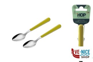 acciaio BISTROT VERDE-CAVALLOTTO 2 CUCCHIAINI CAFFE LD14107G2CF LINEE DESIGN E PRODUCTION SRL