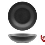 piano BLACK DAZZLE- PIATTO FONDO CM 21 COUPE - ALLUMINA ARIANE FINE PORCELAIN