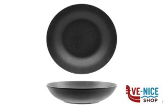 piano BLACK DAZZLE- PIATTO FONDO CM 21 COUPE - ALLUMINA ARIANE FINE PORCELAIN