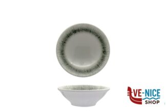 insalat zuppiere sals antipast BLACK ICE - COPPETTA CM 16 H.5,5 CC400 IN PORCELLANA ALLUMINICA KUTAHYA SERAMIK