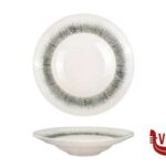 fondo BLACK ICE - PASTA BOWL CM 27 H.5,2 CC400 IN PORCELLANA ALLUMINICA KUTAHYA SERAMIK