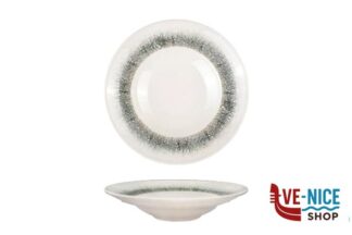 fondo BLACK ICE - PASTA BOWL CM 27 H.5,2 CC400 IN PORCELLANA ALLUMINICA KUTAHYA SERAMIK
