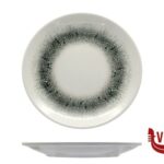 piano BLACK ICE - PIATTO FRUTTA CM 21 H.2,35 IN PORCELLANA ALLUMINICA KUTAHYA SERAMIK