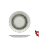 piano BLACK ICE - PIATTO PANE CM 17 H.1,9 IN PORCELLANA ALLUMINICA KUTAHYA SERAMIK