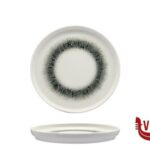 piano BLACK ICE - PIATTO PIANO NORDIC CM 19 H.2,2 IN PORCELLANA ALLUMINICA KUTAHYA SERAMIK