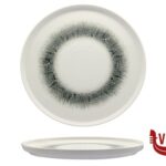 piano BLACK ICE - PIATTO PIANO NORDIC CM 27 H.2,2 IN PORCELLANA ALLUMINICA KUTAHYA SERAMIK