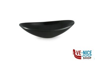 0 BLACK MELAMINA REEF LOW DISH 13,7X8X3 DALEBROOK SUPPLIES LIMITED