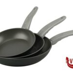 alluminio BLACK PRO-SET 3 PADELLE CM.18-22-26 ANTIADERENTI ANCHE PER INDUZIONE IMPORT COTTURA