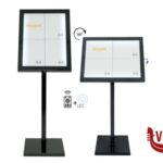 0 ESPOSITORE BLACK STAR A LED LA CONFEZIONE COMPRENDE ESPOSITORE COMPLETO (ASSE BACHECA) 2 CHIAVI PER CHIUSURA E 5 METRI DI CAVO COMPRESI. SECURIT