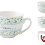 porcellana BLOOM-TAZZA THE SENZA PIATTO CL.24 DECORI ASSORTITI  XHY008 IMPORT TAVOLA