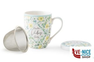 porcellana BLOOM-TISANIERA PORCELLANA CON FILTRO INOX CL.36   B09 IMPORT TAVOLA