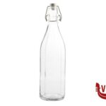 vetro BOTTIGLIA COSTOLATA LT.1 CON TAPPO L10299 ITALYGLASS S.P.A.