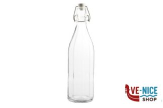 vetro BOTTIGLIA COSTOLATA LT.1 CON TAPPO L10299 ITALYGLASS S.P.A.