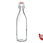 vetro BOTTIGLIA GIARA LT 1,0 CON TAPPO BIANCO  666260MEG121990 BORMIOLI ROCCO