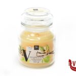 candele BOUQUET-CANDELA IN BARATTOLO GR.130 VANIGLIA-LIME  CM7XH.10 MERCURY