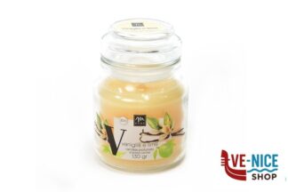 candele BOUQUET-CANDELA IN BARATTOLO GR.130 VANIGLIA-LIME  CM7XH.10 MERCURY