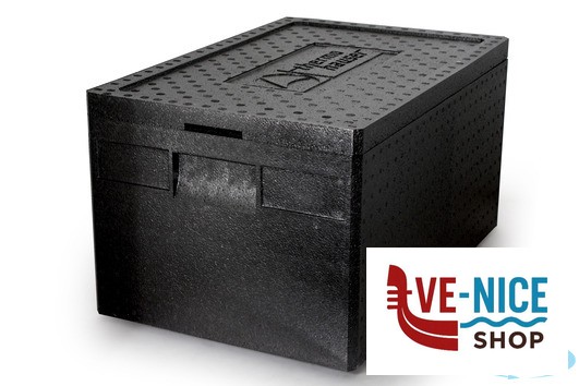 contenitori BOX EPP (POLIPROPILENE ESPANSO) GASTRONORM 1.1 GASTROSTAR LINE LT. 49 MISURE ESTERNE CM 60X40 H 33 - INTERNE CM 53,5X34 H 27 THERMOHAUSER - immagine 2