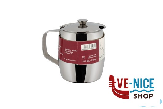 acciaio BREAKFAST - CAFFETTIERA INOX 3 CL.25 TAZZE ILSA - immagine 2