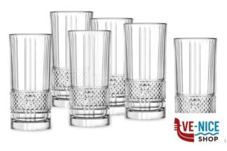 altri bicchieri BRILLANTE - CONFEZIONE 6 BICCHIERI HB CL 37 26719020106 RCR CRISTALLERIA ITALIANA