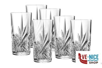 vetro BROADWAY-CONFEZIONI 6 BICCHIERI BIBITA FH CL.38 H 145 MM  75 MM L7255 ARC INTERNATIONAL FRANCE