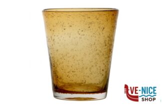 vetro BUBBLES-BICCHIERE ACQUA CL.31,5 INCAMICIATO AMBRA T089105C61 IMPORT TAVOLA PROFESSIONAL