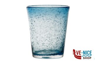 vetro BUBBLES-BICCHIERE ACQUA CL.31,5 INCAMICIATO AZZURRO T089105C32 IMPORT TAVOLA PROFESSIONAL