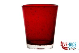 vetro BUBBLES-BICCHIERE ACQUA CL.31,5 INCAMICIATO ROSSO T089105C21 IMPORT TAVOLA PROFESSIONAL