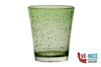 vetro BUBBLES-BICCHIERE ACQUA CL.31,5 INCAMICIATO VERDE T089105C41 IMPORT TAVOLA PROFESSIONAL
