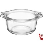 vetro/opale BUFFET CASSERUOLA IN VETRO TEMPERATO A 2 MANICI CL.30 H.5,8 DIAMETRO CM.14 125610MTX121990 BORMIOLI ROCCO