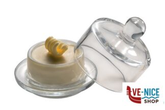 0 PORTABURRO VETRO TONDO CON COPERCHIO CUPOLA CM.9XH.9  15925 APS  ASSHEUER POTT GMBH E CO KG